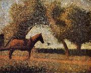 Georges Seurat The Harness Carriage oil painting picture wholesale